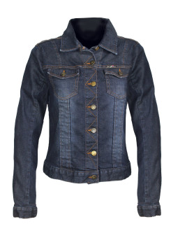 Veste en jean femme MAYFLOWER DALILA1B bleu stretch