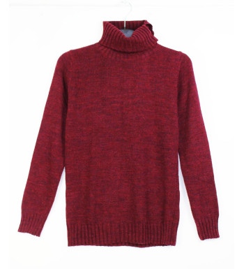 Pull col montant rouge femme DEFI2R – Chaleur & élégance