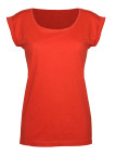 Tee-shirt orange DELHI1 sans manche maille flammée coton