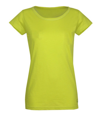 Tee-shirt col bateau femme jaune MAYFLOWER DERICK4 coton