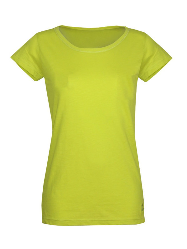 Tee-shirt col bateau femme jaune MAYFLOWER DERICK4 coton