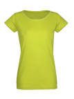 Tee-shirt col bateau femme jaune MAYFLOWER DERICK4 coton