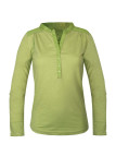 Tee-shirt DIMAGO3 vert anis col tunisien bi-matière femme