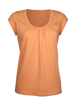 Tee-shirt pêche DJIBOUTI1 coton bio col rond femme