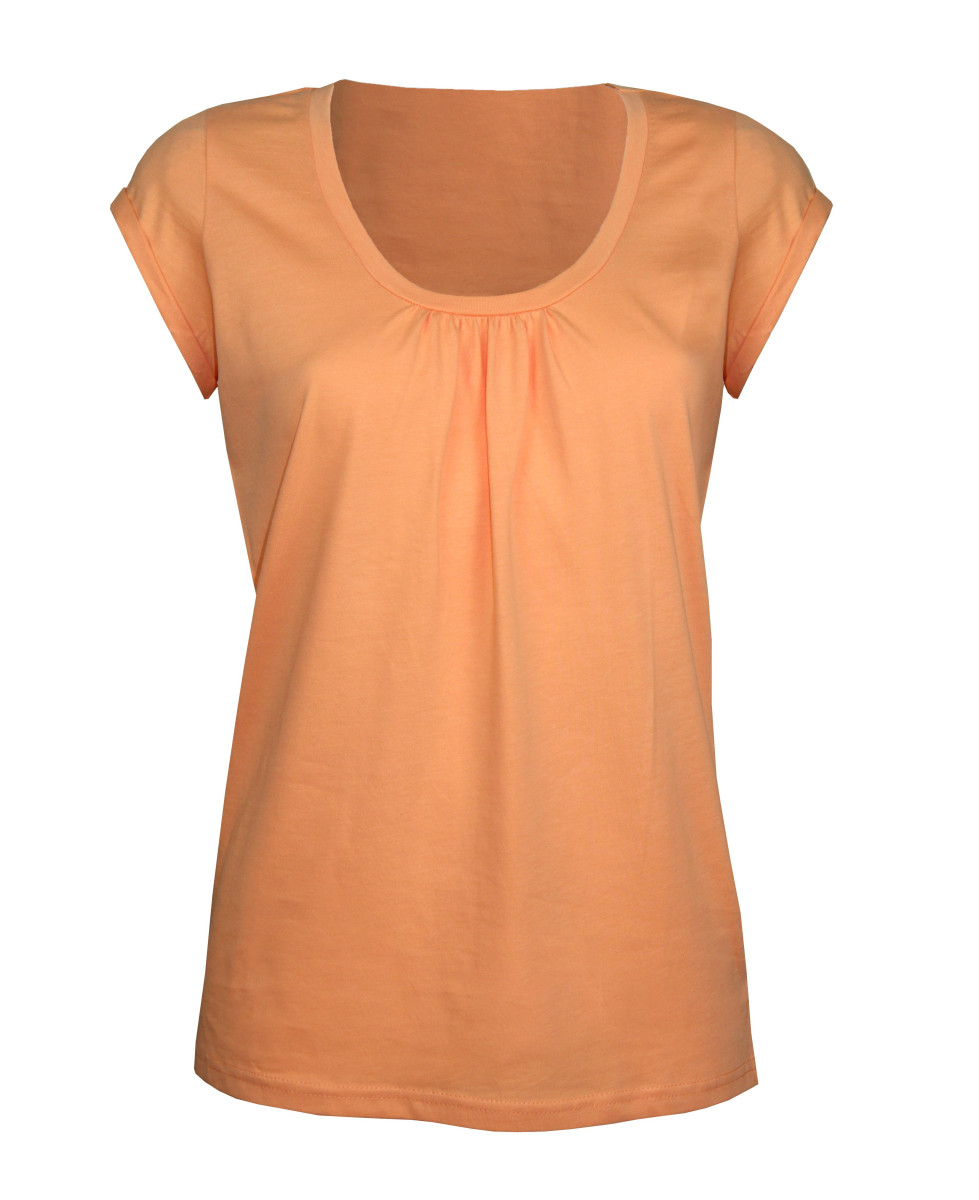 Tee-shirt pêche DJIBOUTI1 coton bio col rond femme