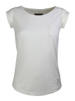 Tee-shirt femme DOMY2 col bateau blanc MAYFLOWER