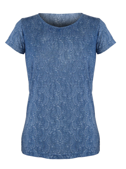 Tee-shirt bleu DOVELA1 motif fantaisie femme