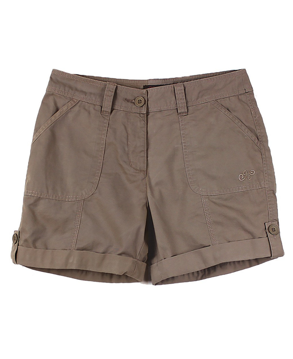 Short détente coton taupe EXTRA2T – Pratique, tendance, été