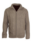 Cardigan torsades WINCHESTER GARY1B – Beige intemporel