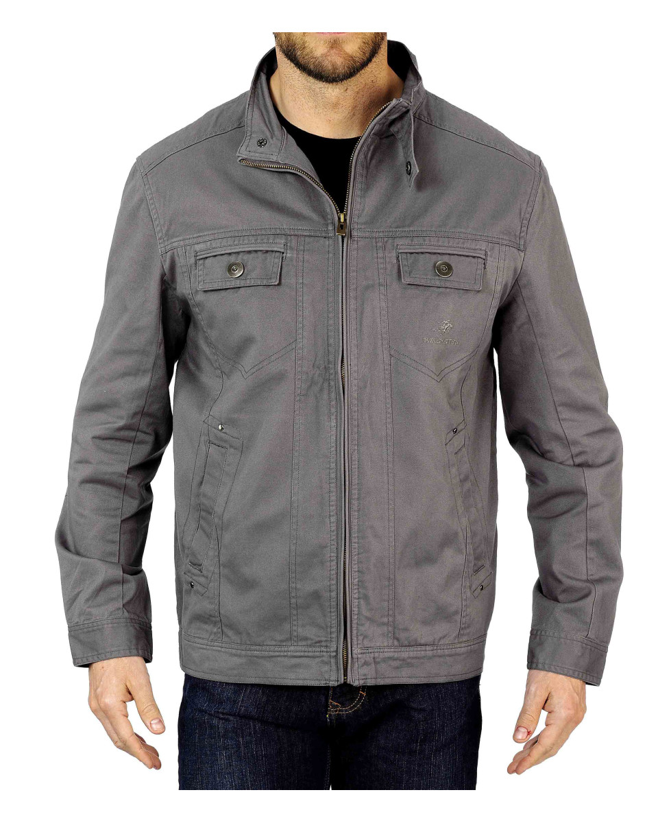 Blouson homme WINCHESTER GORDON1G coton gris chic