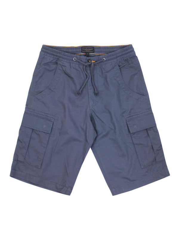 Bermuda homme gris coton multi-poches – ILOT1
