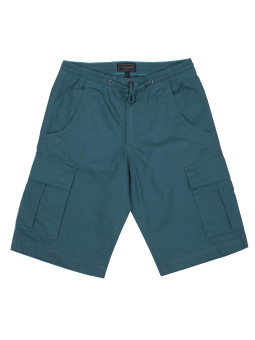 Bermuda homme vert coton multi-poches – ILOT2