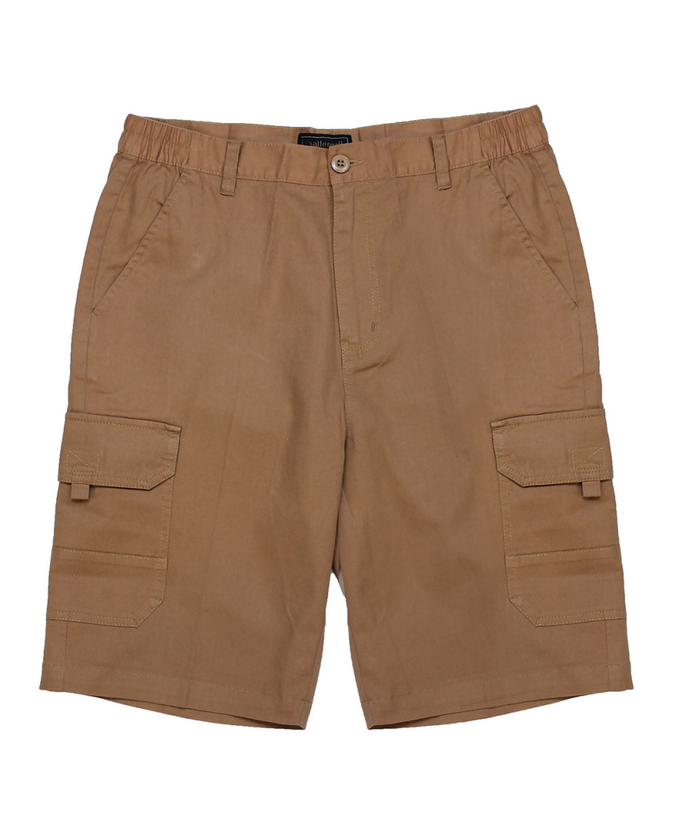 Bermuda homme camel coton multi-poches – INCA3