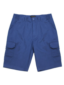 Bermuda homme bleu coton multi-poches – INCA6