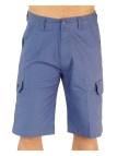 Bermuda homme bleu coton multi-poches – ISLAND2