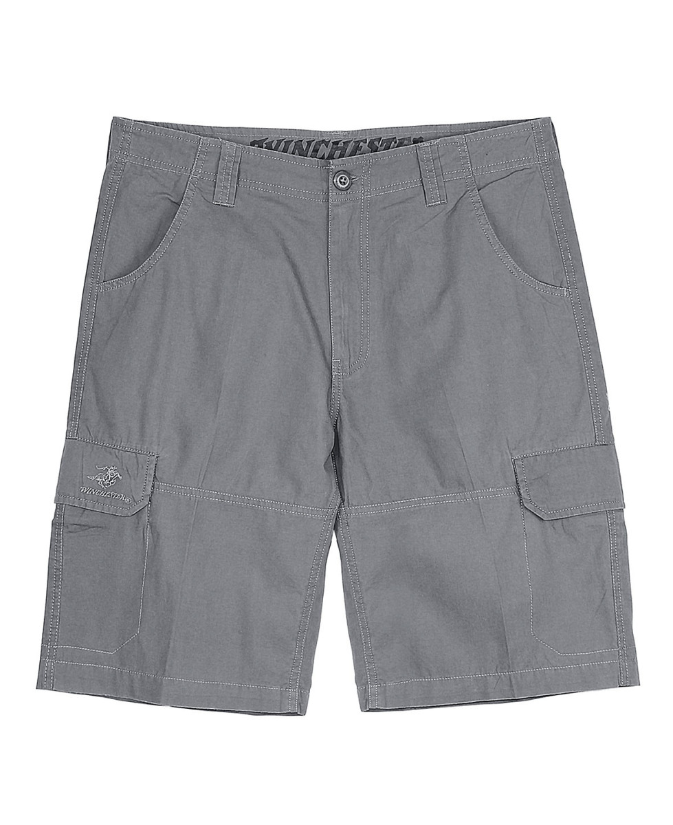 Bermuda homme gris coton multi-poches – IVANHOE2