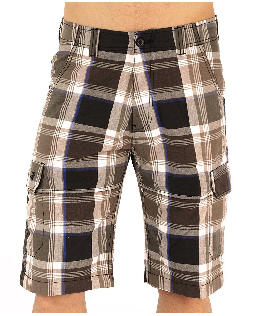 Bermuda à carreaux IVORY1