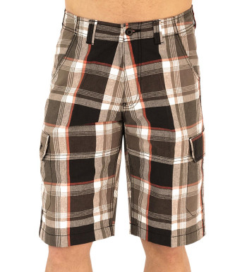 Bermuda à carreaux IVORY2