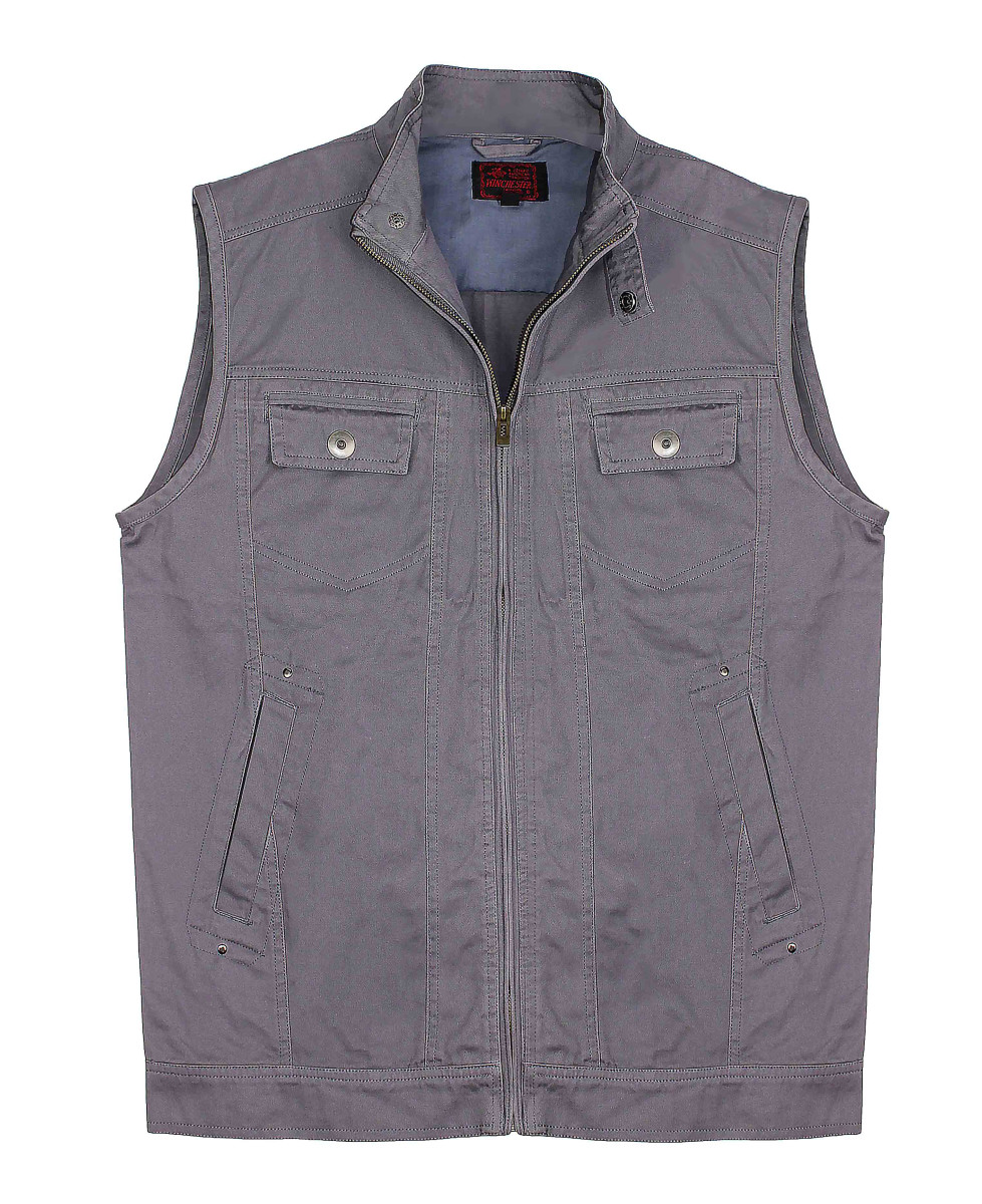 Gilet sans manche JACKSONG WINCHESTER gris 100% coton