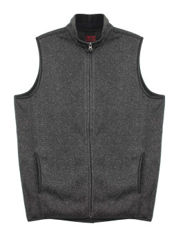 Gilet sans manche WINCHESTER noir tricot & polaire homme JAG2N