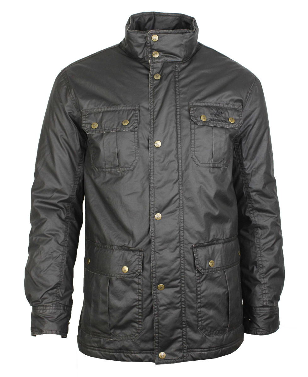 Parka WINCHESTER JAGUAR1 marron coton enduit homme