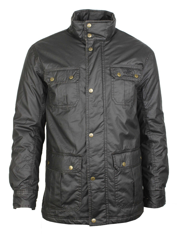Parka WINCHESTER JAGUAR1 marron coton enduit homme
