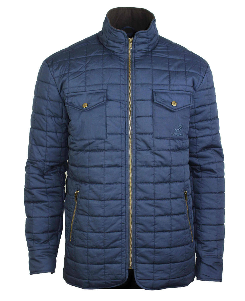 Veste homme WINCHESTER JUDE2 bleue matelassée