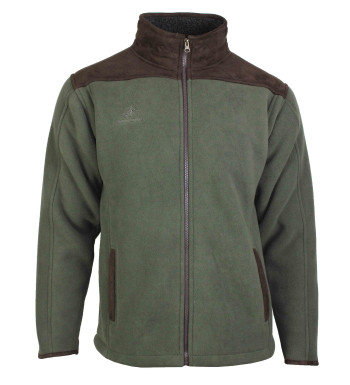 Veste polaire homme chaude vert gris – JULIUS1