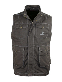 Gilet sans manches homme marron coton WINCHESTER JUMPER1B