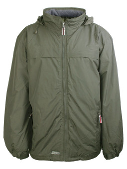 Veste homme K-DRAN KH0070K kaki imperméable polaire