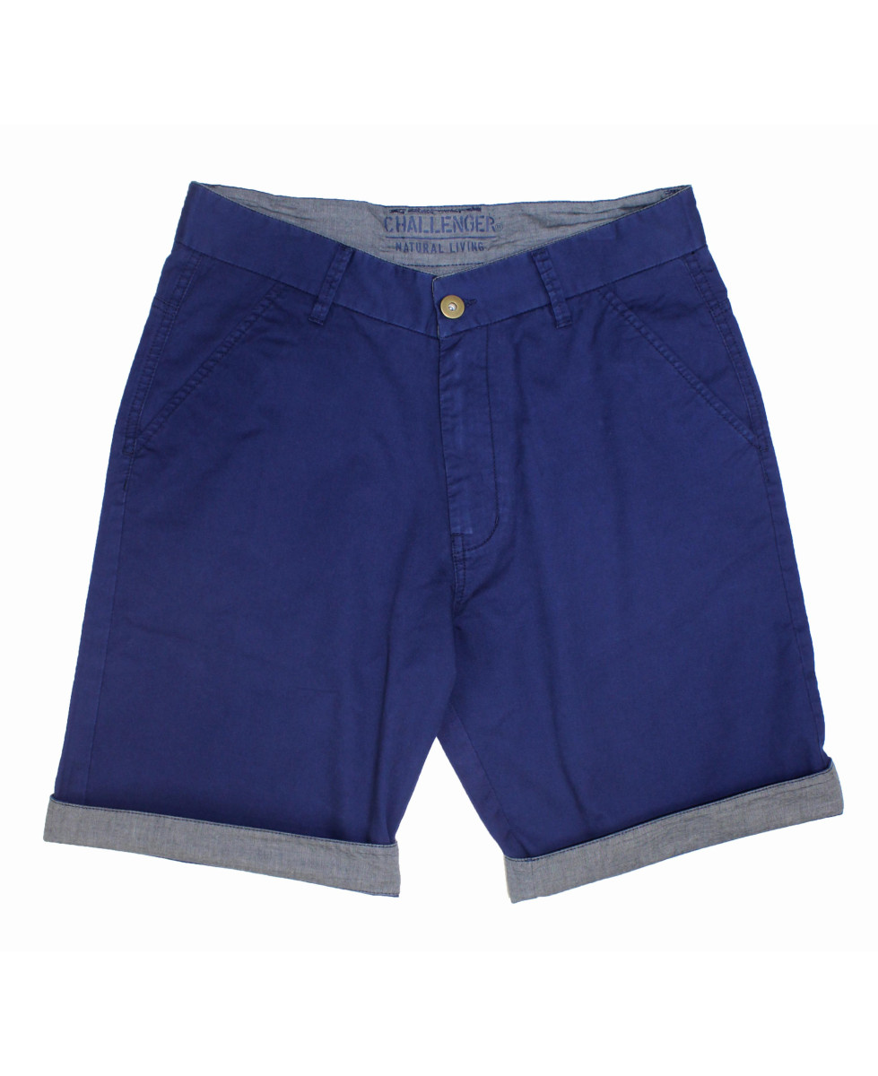 Bermuda homme marine coton twill chic – L2102B