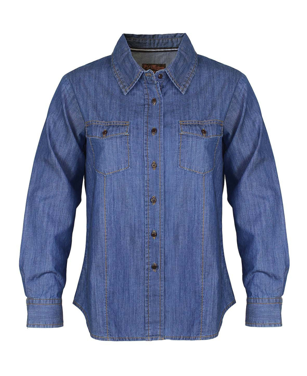 Chemisier Jean Femme 100% Coton | Chic & Authentique | Mode Directe