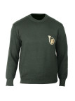 Pull Homme LEDERTYS – Broderie Sanglier Kaki Chaleur LY0700S