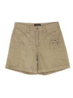 Short détente beige femme MAK2 – Coton doux, 4 poches