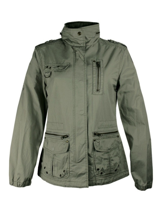 Veste saharienne kaki MEDIA1 femme – Élégance & fonctionnalité