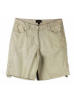 Short détente femme lin beige MINDY1 – Longueur réglable