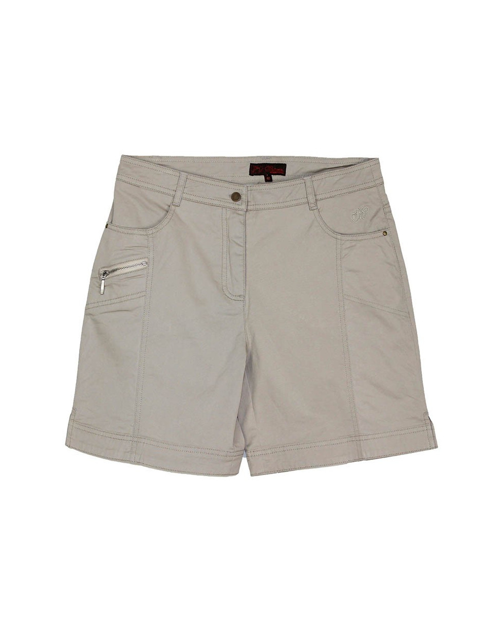 Short extensible beige femme MIEZA1 – Pratique & tendance