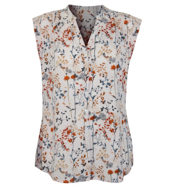 Chemisier sans manches imprimé N1121B