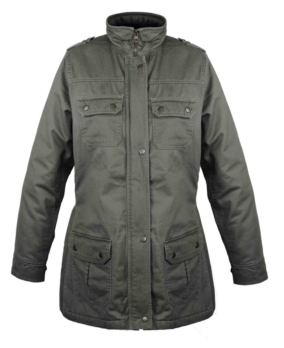 Parka Femme Grise Coton Twill | Chaude & Tendance Hiver - Mode Directe
