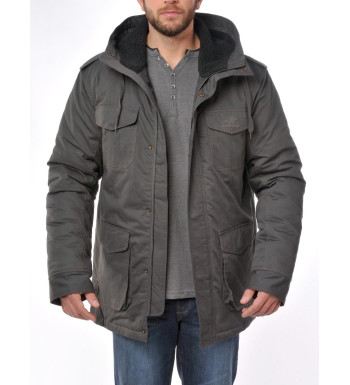 Parka WINCHESTER NETWORK1G grise matelassée homme