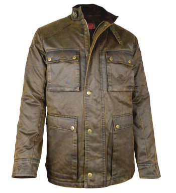 Parka homme marron coton matelassée – NEVERM