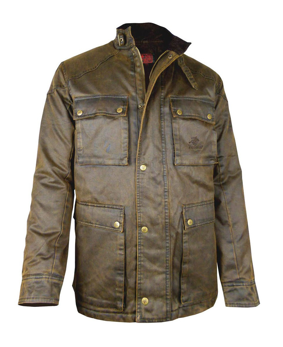 Parka homme marron coton matelassée – NEVERM