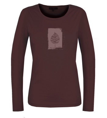 Tee shirt femme grande taille choco – Sérigraphie coton col rond
