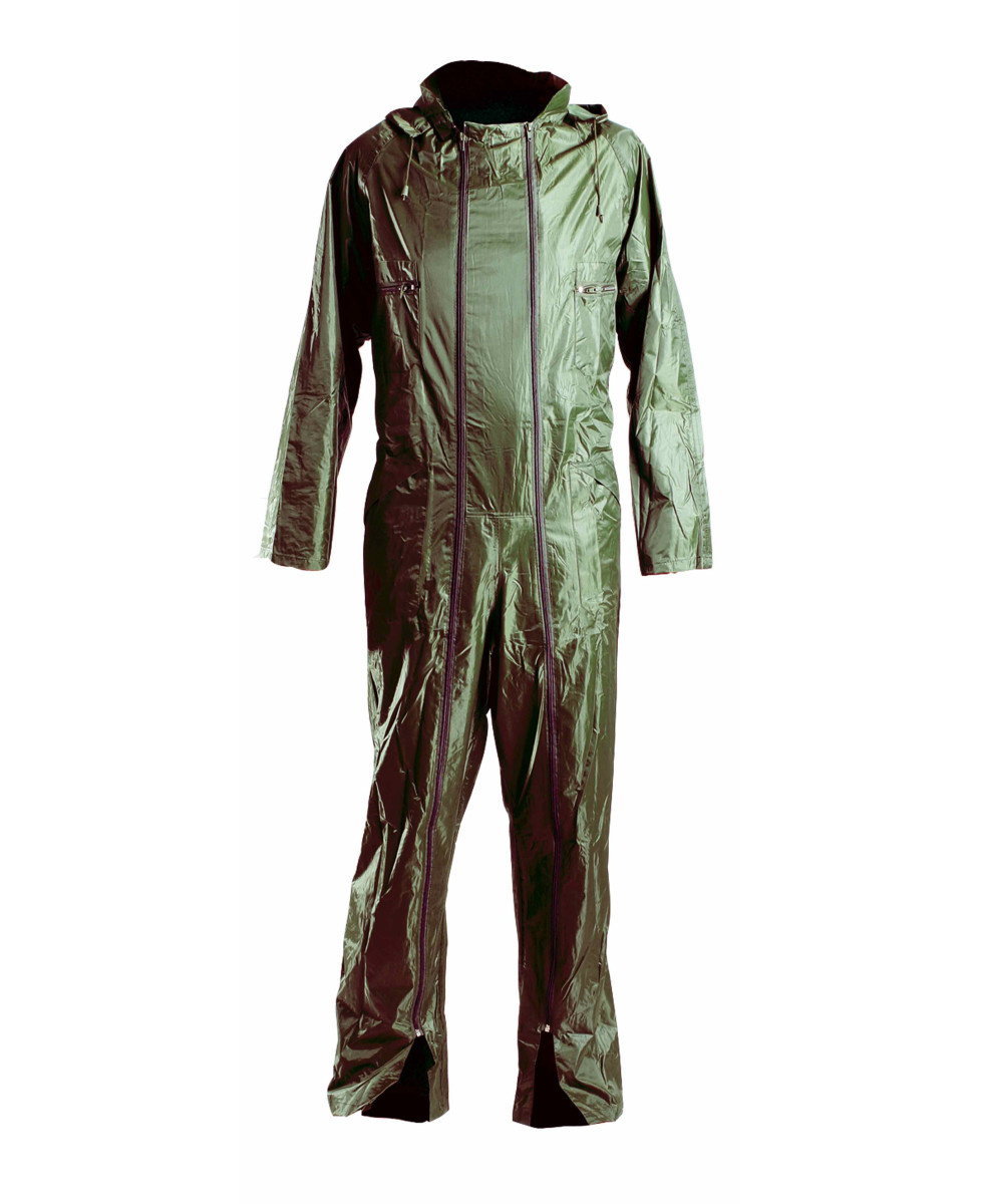 Combinaison homme imperméable verte pratique – L031