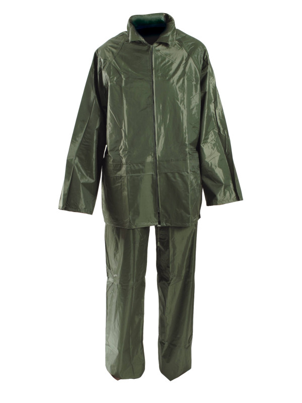 Ensemble pluie homme imperméable vert – U651