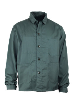 Veste de travail homme verte coton/polyester – B1706