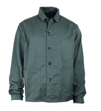 Veste de travail homme verte coton/polyester – B1706