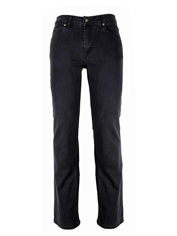 Jean femme 5 poches extensible AXF010 AXXANO noir lavé