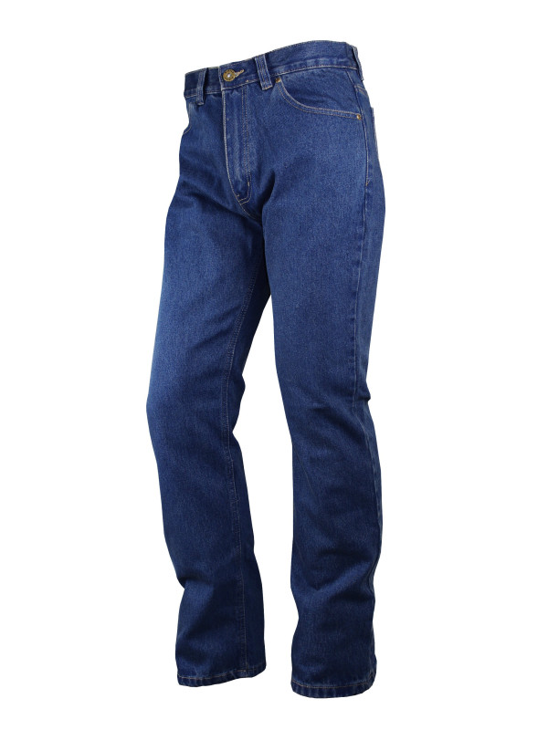 Jean homme K-DRAN bleu indigo stone coton 5 poches