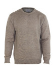 Pull col rond homme CHALLENGER PEROU4 marron chaud et élégant